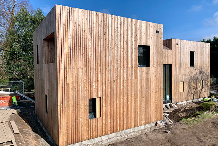 Larch House Side View